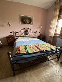 LETTO FERRO BATTUTO MATRIMONIALE