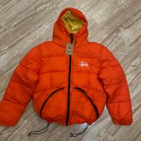 Giacca piumino stussy arancione nuovo