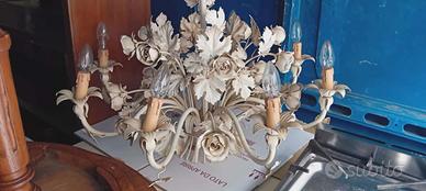 LAMPADARIO METALLO