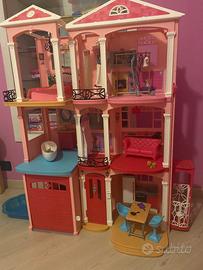 Casa di barbie 3 piani con ascensore