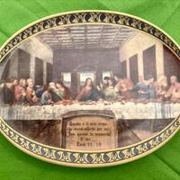 Piatto da collezione in porcellana ‘L’ultima cena’