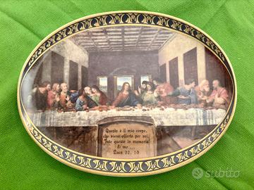 Piatto da collezione in porcellana ‘L’ultima cena’