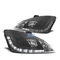 FARI PER FORD FOCUS 01-04 LUCE DIURNA A LED FONDO 