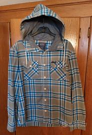 Camicia a quadri con cappuccio M