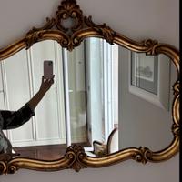 Specchio originale  legno dorato
