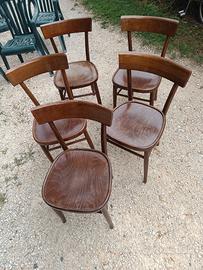 sedie in legno vintage 