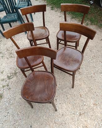 sedie in legno vintage 