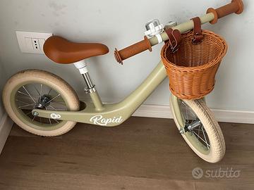 Bicicletta senza pedali Kinderkraft RAPID 2 verde