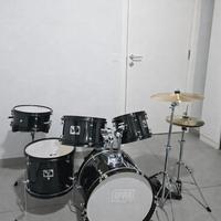 Batteria Acustica Da Studio nera