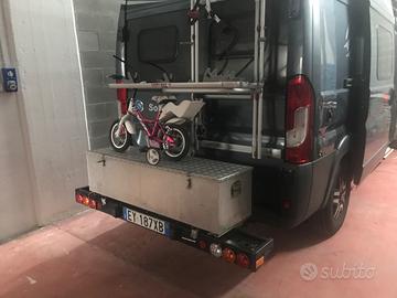 Cassone Baule mandorlato con binario carrybike