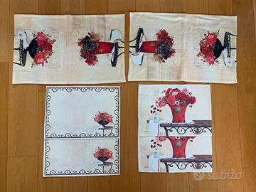 Set tovaglie tavolo cucina