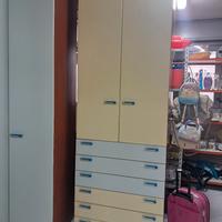 armadio 2 ante con casetti 