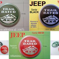 JEEP TRAIL RATED 4x4 Stemma RENEGADE WRANGLER Logo