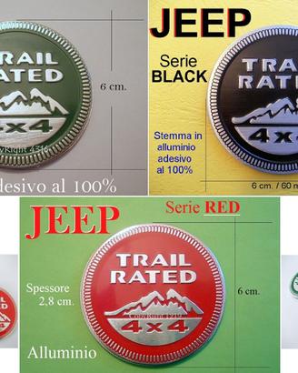 JEEP TRAIL RATED 4x4 Stemma RENEGADE WRANGLER Logo