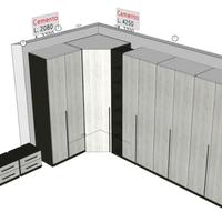 Armadio con cabina armadio