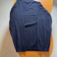 Balenciaga Maglione Uomo in Mohair Navy – Scollo