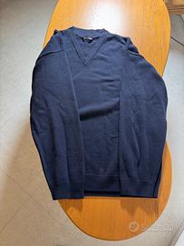 Balenciaga Maglione Uomo in Mohair Navy – Scollo