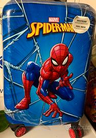 Valigia rigida spiderman per bambino