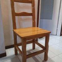 Sedie legno massello