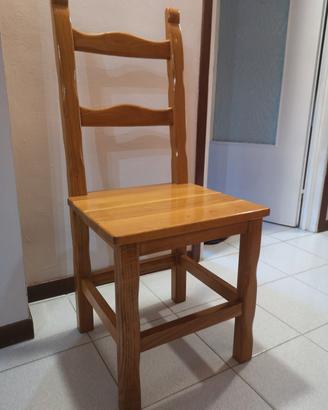Sedie legno massello