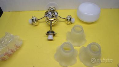 Lampada 5 luci, una luce centrale + 4 luci in