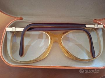 occhiali montatura vintage YSL anni 70 