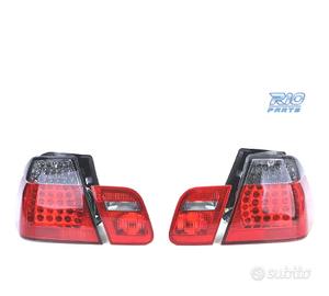FANALI A LED BMW E46 98-01 ROSSO SCURO LOOK M3
