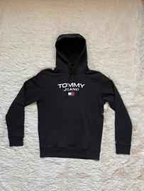 Felpa nera Tommy Jeans