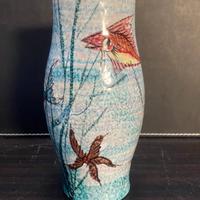 Vaso ceramica Albisola anni '50/'60 firma G.M A