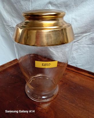 Vaso in vetro porta caramelle