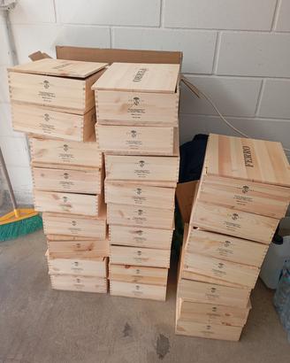 casse di legno per vino 