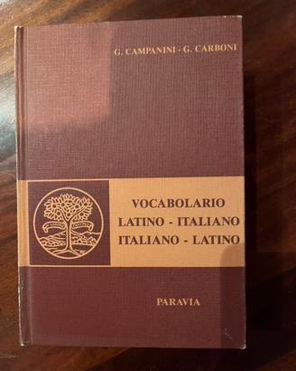 Vocabolario  latino italiano