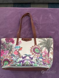 Borsa donna Shopper DESIGUAL disegno Primavera