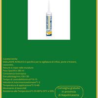 30 cartucce di silicone acrilico bianco