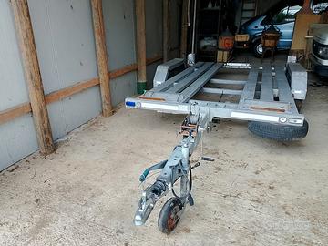 rimorchio due assi per auto 