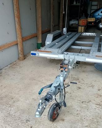 rimorchio due assi per auto 
