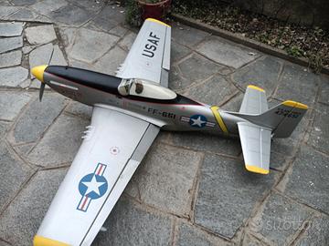 P51 Mustang Yellow noise radiocomandato 