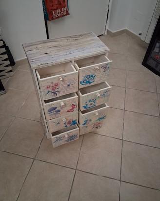 Mobiletto/cassettiera legno bambini