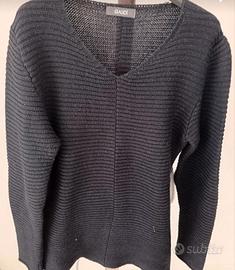 Maglione Blu scuro GAUDÌ con Scollo a V