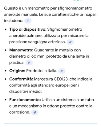 Misuratore di pressione