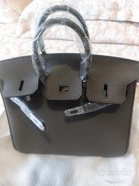 BORSA TIPO BIRKIN 25 vera pelle