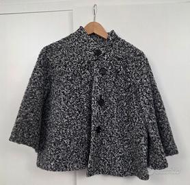 Poncho con bottoni sleeveless