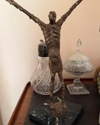 Scultura in Bronzo firmata Restivo - Base Marmo