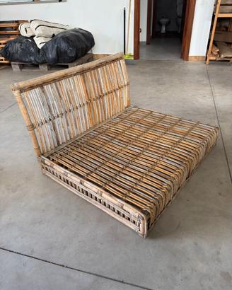 Poltrona da giardino/spiaggia in vimini