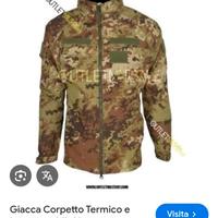 Giubbotto mimetico uomo