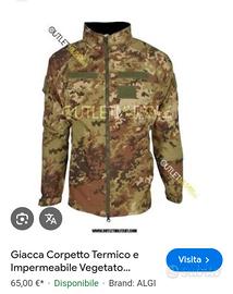 Giubbotto mimetico uomo