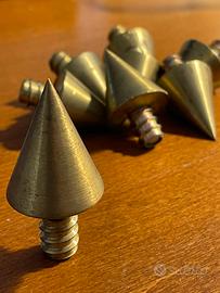 8 punte spikes M8 in ottone per diffusori Hi-Fi