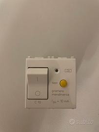 Interruttore plana MTDiff.1PN C10 10mA  - 14411.10