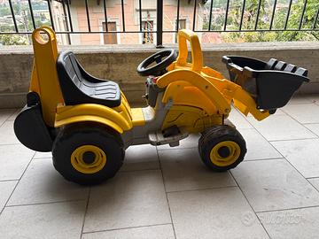 Ruspa elettrica per bambini con benna frontale