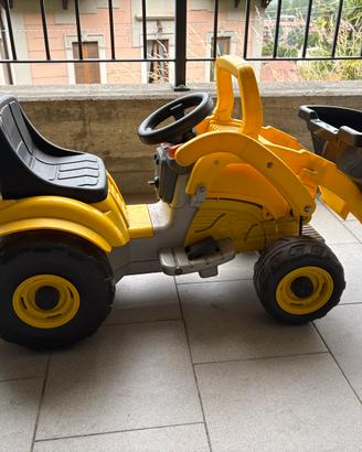 Ruspa elettrica per bambini con benna frontale